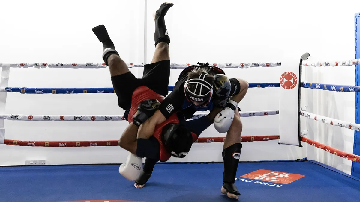 Sanda Kickboxing Training