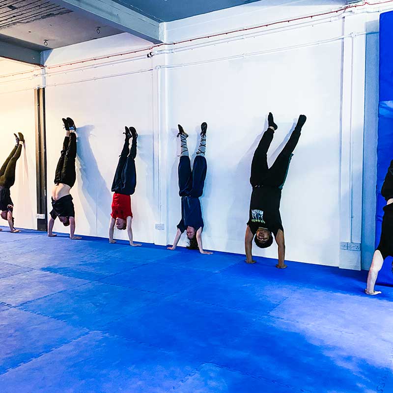Kung Fu Class handstand